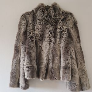 Kristen Blake faux fur coat